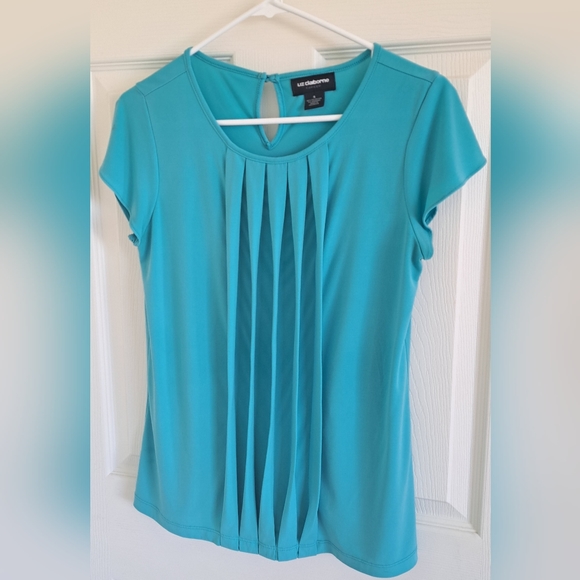 Liz Claiborne Pleat Blouse Size S - Picture 7 of 7